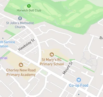 map for St Mary's R C Primary School