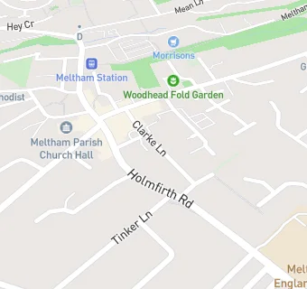 map for Meltham Village Surgery