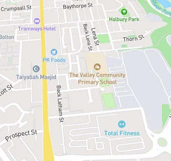 map for The Valley Community School