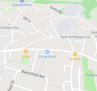 map for Skelmanthorpe Savoy Sport Club