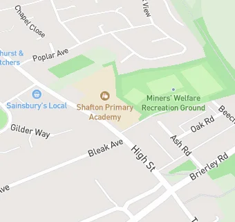 map for Hutchison Catering Ltd @ Shafton Primary Academy