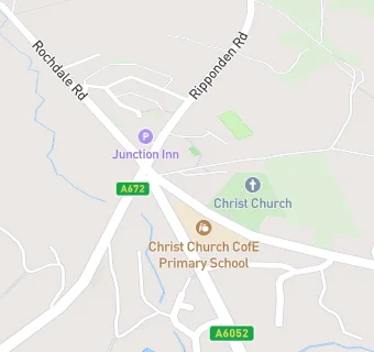 map for The Club at the Hall Ltd