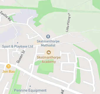 map for Skelmanthorpe First and Nursery School