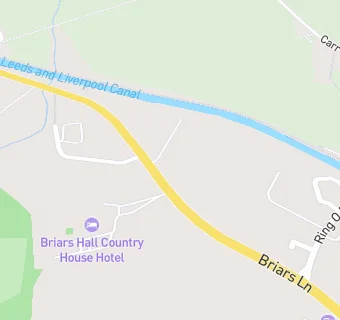 map for Briars Hall Hotel