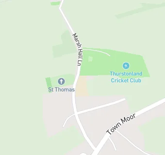 map for Thurstonland Cricket Club