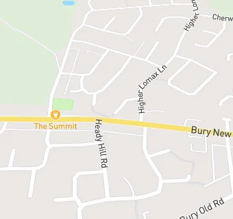 map for Heady Hill Surgery