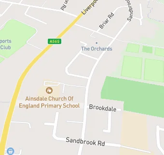 map for Sandbrook Chippy