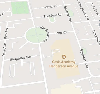 map for Oasis Academy Henderson Avenue