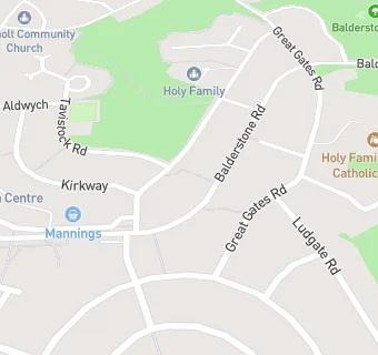 map for Holy Family Roman Catholic Primary School, Rochdale