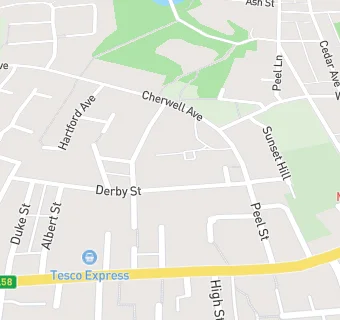 map for Derby Street Nursery Unit