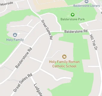 map for Holy Family RC Primary School