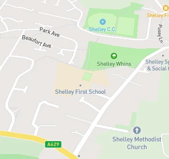 map for Shelley First School