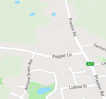 map for Pepper Lane Chippy