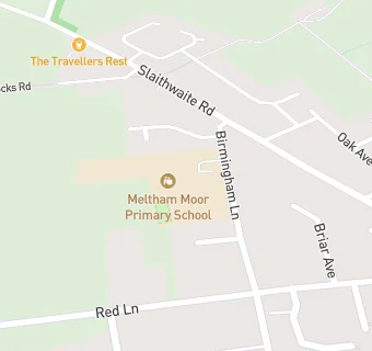 map for Meltham Moor Primary School