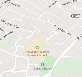 map for Harwood Meadows Primary School