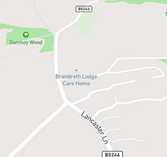 map for Brandreth Lodge Care Home