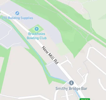 map for Brockholes Bowling Club