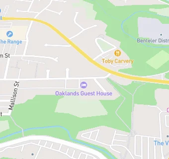 map for Oaklands Guest House