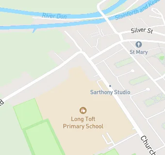 map for Long Toft Primary School