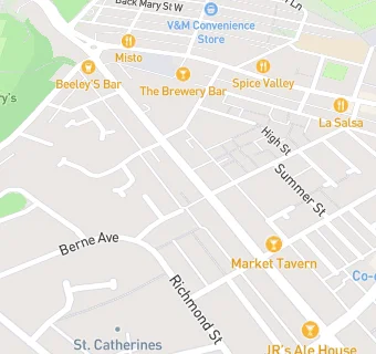 map for St Mary's Lunch Club