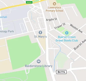 map for St. Mary's Primary School