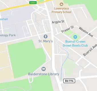 map for St Marys Church