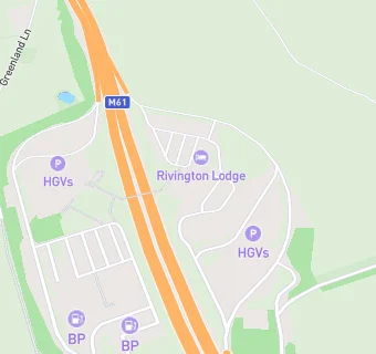 map for Greggs - M61 Rivington Southbound Services