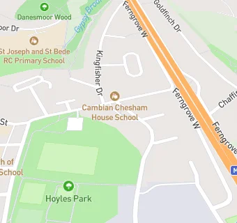 map for Chesham Fold TRA /Community Centre
