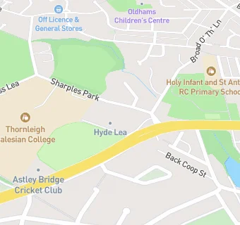 map for Hyde Lea