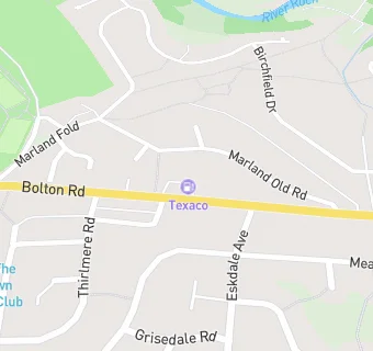 map for Marland Service Station