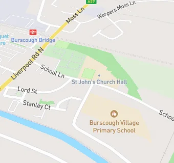 map for St Johns C.E. Primary School