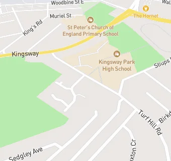 map for Kingsway Park High School