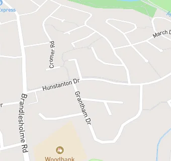 map for Woodbank Surgery