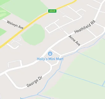 map for Heathfield Kebab House