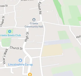 map for Crowle Liberal Sports and Social Club