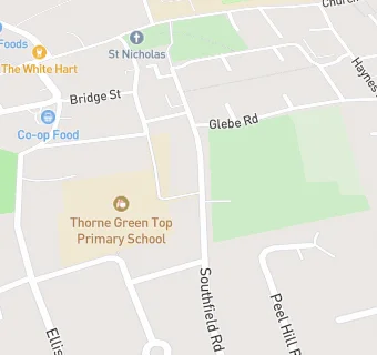 map for Green Top First School