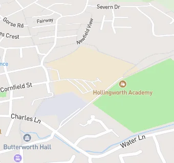 map for Hollingworth Business and Enterprise College