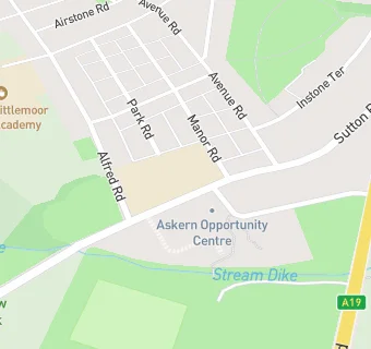 map for Askern Spa Junior School