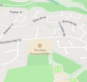 map for Oaks County Primary School