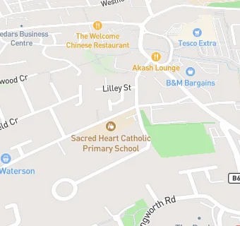 map for Sacred Heart Catholic Primary School