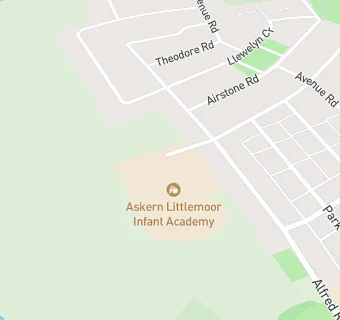 map for Askern Littlemoor Infant Academy