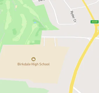 map for Birkdale High School