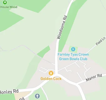 map for Farnley Tyas Bowling Club