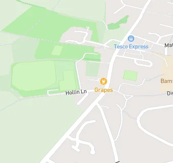 map for Bamford Fieldhouse Cricket Club