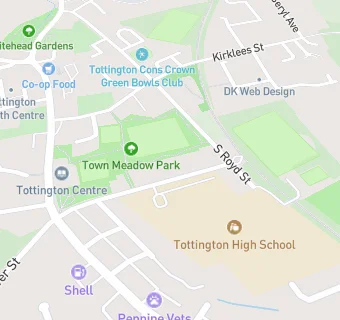 map for Tottington High School