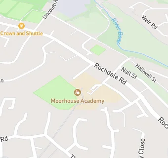 map for Moorhouse Academy