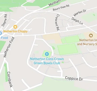 map for Netherton Conservative Club