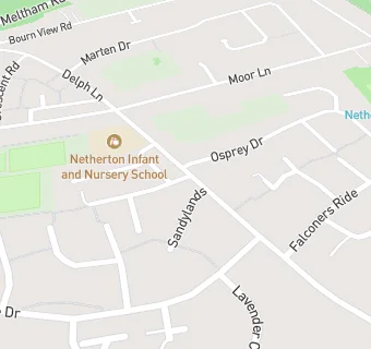 map for Netherton Infant And Nursery School