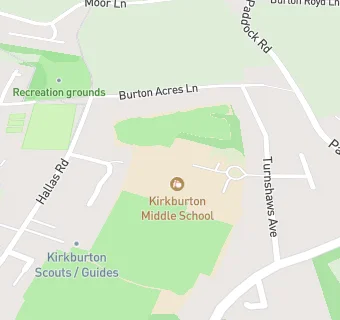 map for Kirkburton Middle School