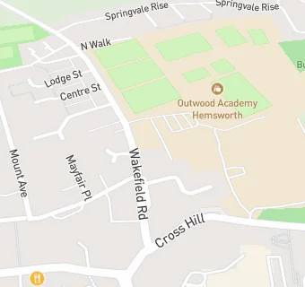 map for Hollygarth School